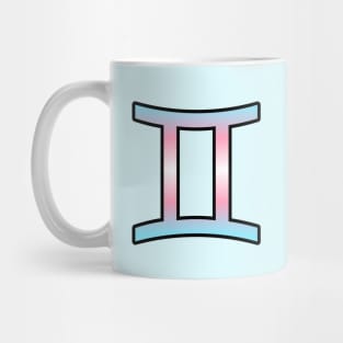 Gemini Trans Pride Symbol Mug